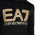 Herren Hoodie Sweatshirt EA7 Emporio Armani Train Logo Series Oversize Logo Hoodie Coft black 7