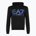 Herren Hoodie Sweatshirt EA7 Emporio Armani Train Logo Series Oversize Logo Hoodie Coft black 5