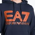 Herren Hoodie Sweatshirt EA7 Emporio Armani Train Logo Series Oversize Logo Hoodie Coft navy blue 3