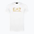 Shirt Herren EA7 Emporio Armani Train Gold Label Tee Pima Big Logo white