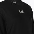 Damen Hoodie Sweatshirt EA7 Emporio Armani Train Logo Series T-Top Essential black 3