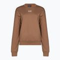 Damen Hoodie Sweatshirt EA7 Emporio Armani Train Logo Series T-Top Essential tan