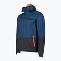 Herren CMF Zip Hood Softshelljacke bluesteel 3