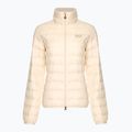 Damen EA7 Emporio Armani Zug Core Eco Down Ultra Light weißkappengraue Jacke