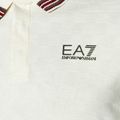 Herren EA7 Emporio Armani Golf Pro Polo Check silberne Birke Longsleeve 3
