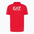 Herren EA7 Emporio Armani Zug Sichtbarkeit Polo salsa shirt 2