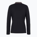 Damen EA7 Emporio Armani Golf Pro Polo Langarmshirt schwarz 2