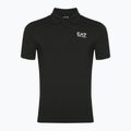 Herren EA7 Emporio Armani Zug Sichtbarkeit Polo schwarz