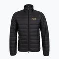 Herren EA7 Emporio Armani Zug Kern Id unten leichte schwarze Jacke