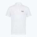 Herren EA7 Emporio Armani Core Identity Poloshirt weiß