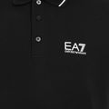 Herren EA7 Emporio Armani Core Identity Piqué Poloshirt schwarz 3