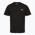 Herren EA7 Emporio Armani Pima Baumwolle Core Identity T-Shirt schwarz