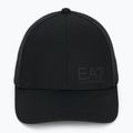 EA7 Emporio Armani TrainCore IdentityLogo Baseballkappe schwarz / schwarz 2