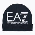 EA7 Emporio Armani Berg Sichtbarkeit Beanie blau / weiß Wintermütze
