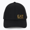 EA7 Emporio Armani TrainCore IdentityLogo Baseballkappe schwarz / gold 2