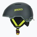 Skihelm Briko Aran matt shark gray/light gray/electric lime 3