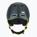 Skihelm Briko Aran matt shark gray/light gray/electric lime 4