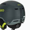 Skihelm Briko Aran matt shark gray/light gray/electric lime 8