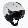 Skihelm Briko Elio Visor matte white/black