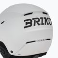 Skihelm Briko Elio Visor matte white/black 8