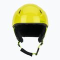 Kinder-Skihelm Briko Makalu Jr shiny sunflower yellow/lineade green 2