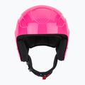 Kinder-Skihelm Briko Elias Jr shiny neon pink 2