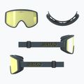 Skibrille Briko Pulse white gray/yellow