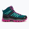 CMP Rigel Mid See / rosa fluo Junior Trekkingschuhe 2
