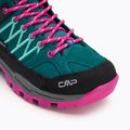 CMP Rigel Mid See / rosa fluo Junior Trekkingschuhe 7