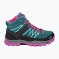 CMP Rigel Mid See / rosa fluo Junior Trekkingschuhe 9