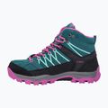 CMP Rigel Mid See / rosa fluo Junior Trekkingschuhe 10