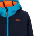 Softshelljacke Kinder CMP Fix Hood dunkelblau 3A94/1NM 3