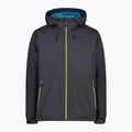 Hybridjacke Herren CMP Fix Hood dunkelgrau 32Z1847/U423 10