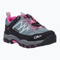 CMP Kinder-Trekking-Stiefel Rigel Low Wp mineral grün / lila fluo 8