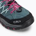 CMP Kinder-Trekking-Stiefel Rigel Low Wp mineral grün / lila fluo 7