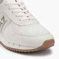 EA7 Emporio Armani Schwarz & Weiß Schnürsenkel dreifach aus wht/gold Schuhe 7