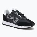EA7 Emporio Armani Schwarz & Weiß Vintage blk/weiß/blk Adler Schuhe