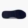 EA7 Emporio Armani Schwarz & Weiß Vintage weiß/mittelalterliche blaue Schuhe 4