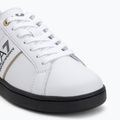 EA7 Emporio Armani Classic Logo weiß/gold/schwarz Schuhe 7