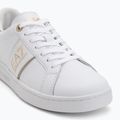 EA7 Emporio Armani Klassische Logo voll wht/Gold Detail Schuhe 7