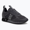 EA7 Emporio Armani Schwarz & Weiß Schnürsenkel Asphalt grau/silv.g7 Schuhe