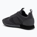 EA7 Emporio Armani Schwarz & Weiß Schnürsenkel Asphalt grau/silv.g7 Schuhe 3