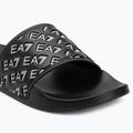EA7 Emporio Armani Wasser Sport All Over Flip-Flops voll schwarz / weiß 7