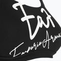 Zweiteiliger Damen-Badeanzug EA7 Emporio Armani Maxi Logo Bikini Top schwarz 5
