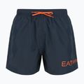 Herren EA7 Emporio Armani Extended Logo Boxer Schwimmshorts armani blau / tangerine tango