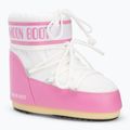 Schneeschuhe Damen Moon Boot Icon Low Nylon pink/white