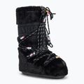 Schneeschuhe Moon Boot Icon Faux Fur Beads black