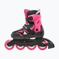 Kinder-Inlineskates mit Schützern Rollerblade Microblade Combo Jr black/pink 3