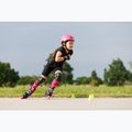 Kinder-Inlineskates mit Schützern Rollerblade Microblade Combo Jr black/pink 11