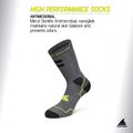 Socken Rollerblade High Performance anthracite/lime 2